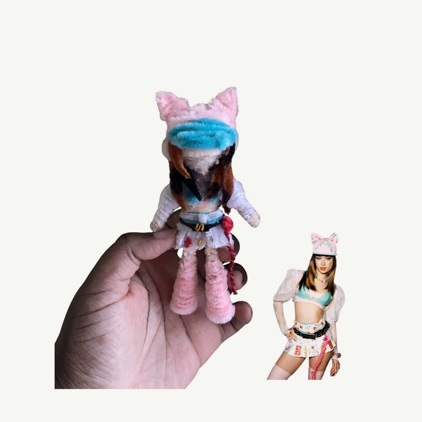 Custom Pipe Cleaner Doll (Standard Size)