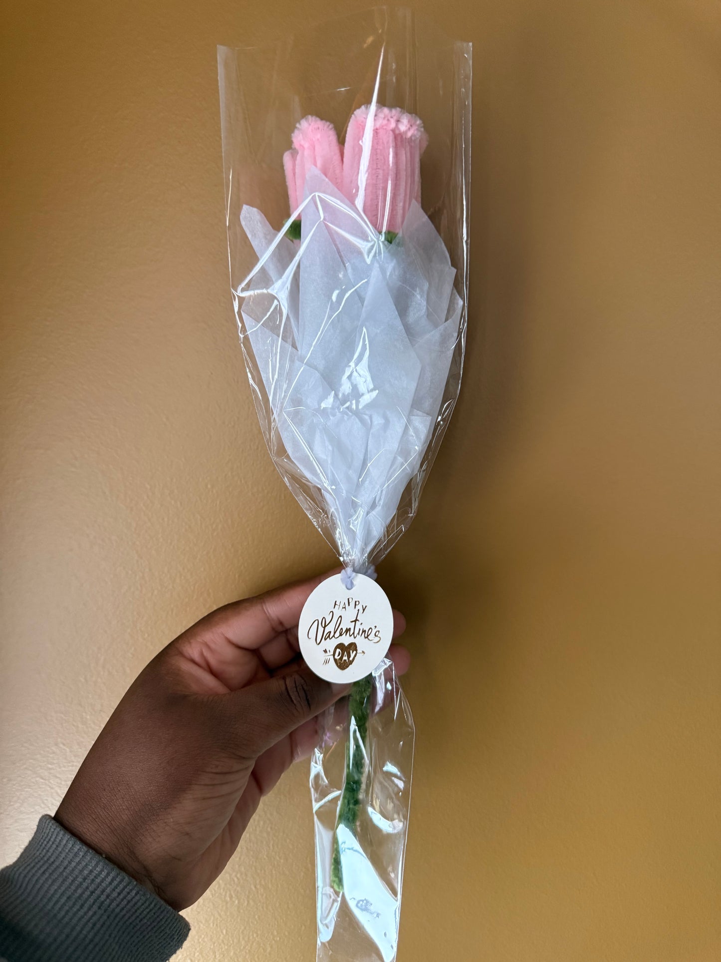 Single Rose Bloom – Handmade Valentine’s Rose Gift (Pink or Red)