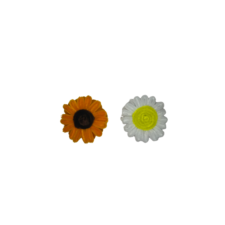 sunflower(left), daisy(right) - magnet collection image 