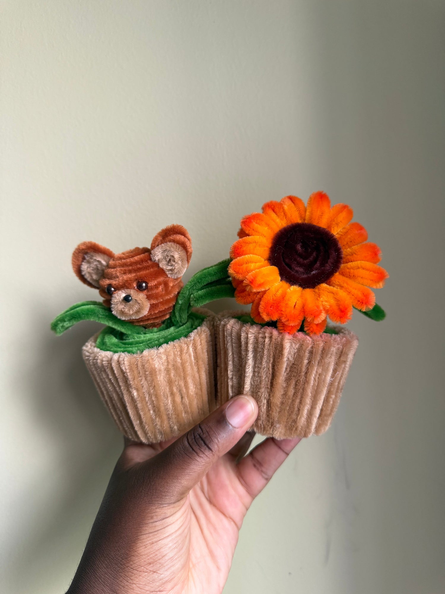 Teddy(left) and Timmy(right) bear twins side by side on deck