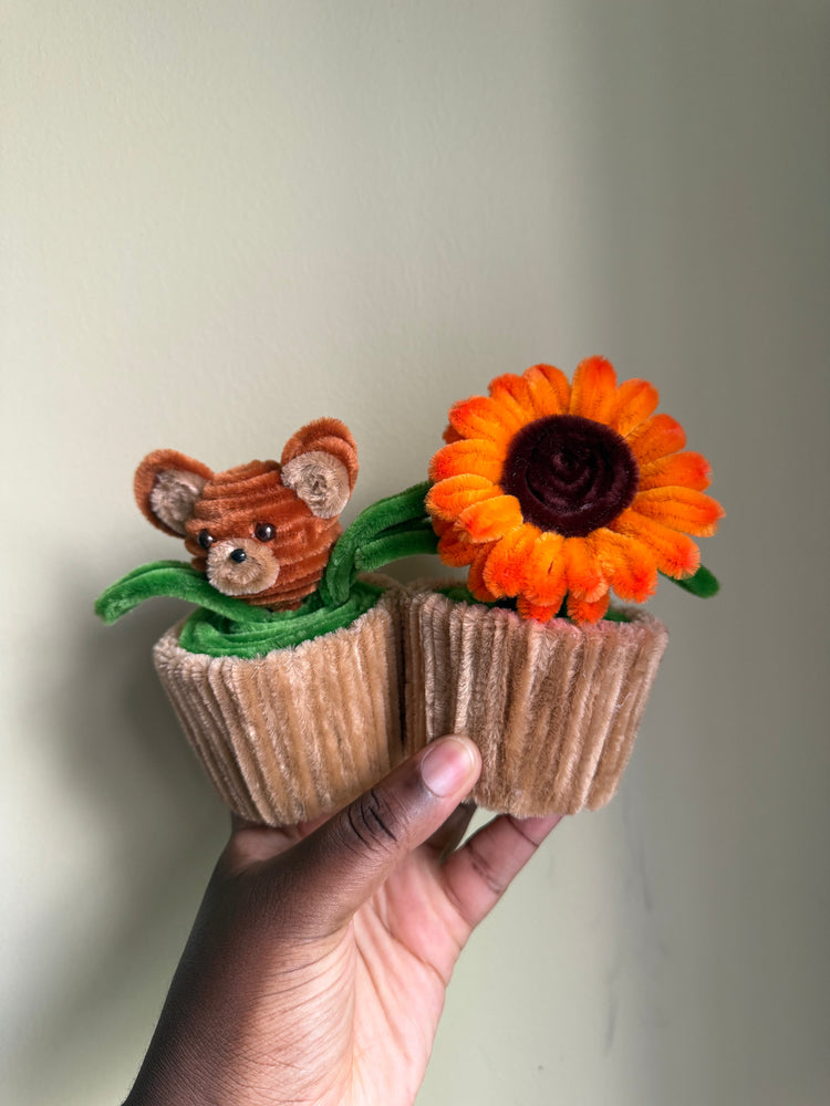 Teddy(left) and Timmy(right) bear twins side by side on deck