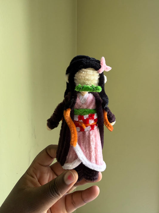 Bamboo Bound Pipe Cleaner Figure